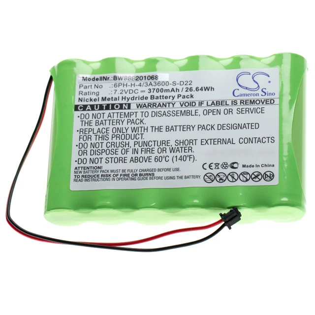 Batteria allarme sostituita DSC 6PH-H-4/3A3600-S-D22 3700mAh