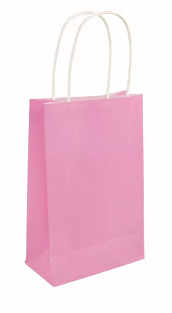 Coloured Gift Party Paper Bags With Handles Wedding Birthday Christmas Shopping 3