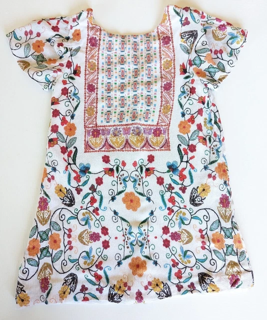 Abito top per bambine Zara stampa floreale età 6