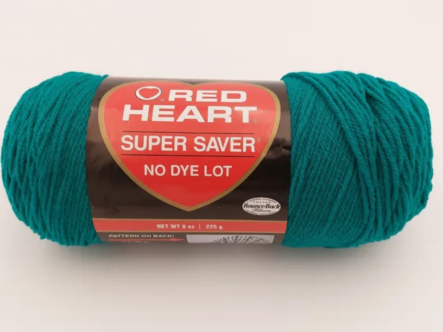 Vintage Red Heart 8 Oz Super Saver Yarn Skeins -- SO MANY Colors Available!