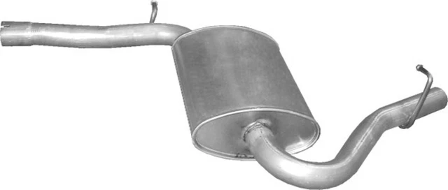 Silenziatore centrale POLMO 01.126 centrale per AUDI A4 B6 8E2 Avant 8E5 FSI