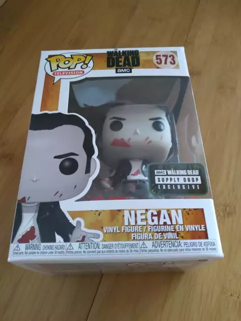 Funko Pop The Walking Dead B&W Bloody Negan #573 - Supply Drop Exclusive