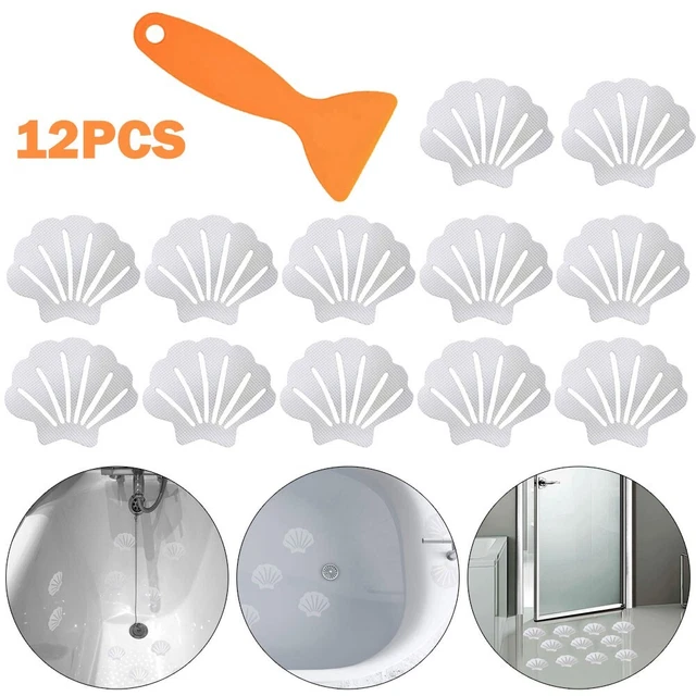 Pad antiscivolo per vasca doccia 12 pz adesivi antiscivolo impugnatura per sicur