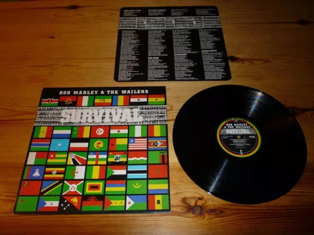 BOB MARLEY AND THE WAILERS SURVIVAL VINYL ALBUM RECORD LP 1st PRESS 1979 NR MINT