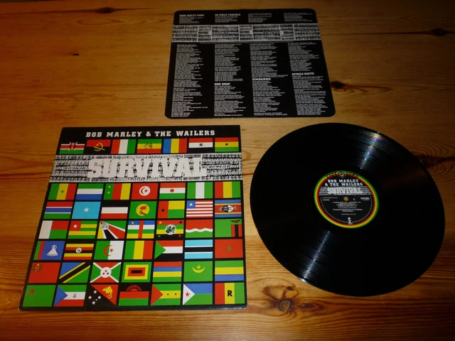 BOB MARLEY AND THE WAILERS SURVIVAL VINYL ALBUM RECORD LP 1st PRESS 1979 NR MINT