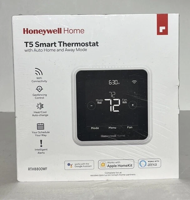 HONEYWELL T5 7DAY Smart WiFi Programmable Thermostat RTH8800WF**NEW