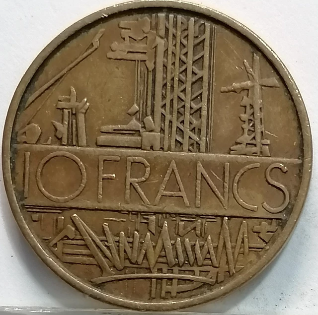 1974-1987 France 10 Francs Copper-aluminium-nickel Coin