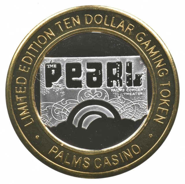 Palms Casino $10 Gaming Casino Token .999 SILVER Strike *776