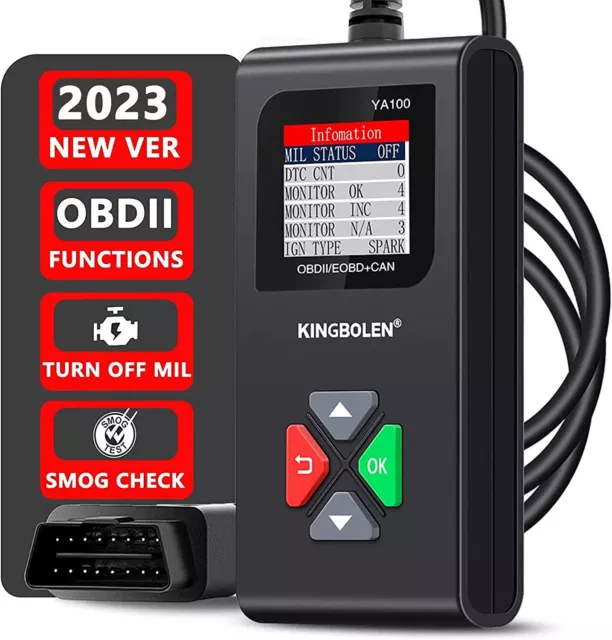 KINGBOLEN YA100 OBDII Valise Diagnostic Auto Outils Diagnostics système Moteur