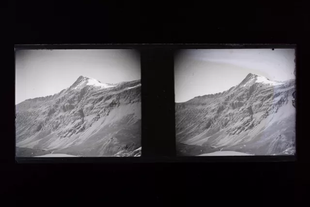 France Montagne Photo NEGATIF PL51L8n12 Plaque de verre Vintage 1933
