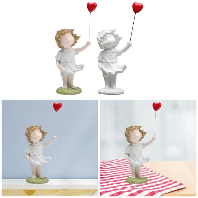 Anulely Fille en Ballon Volant | Sculpture Moderne Artisanat Figurine en résine décoration la Maison | Sculpture d'art Fille Ballons Volants Lisses créative pour la Chambre à Anulely Fille en Ballon Volant | Sculpture Moderne Artisanat Figurine en résine décoration la Maison | Sculpture d'art Fille Ballons Volants Lisses créative pour la Chambre à