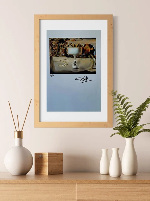 Salvador Dalí, Original Hand-signed Lithograph with COA & Appraisal of $3,500