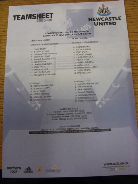 Newcastle United 2 - 1 RC Celta de Vigo | UEFA Cup | 23/11/2006 | Match