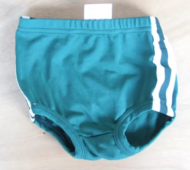 GIRLS SIZE XS 22 inch waist school gym knickers netball PE shorts briefs  Green $7.00 - PicClick