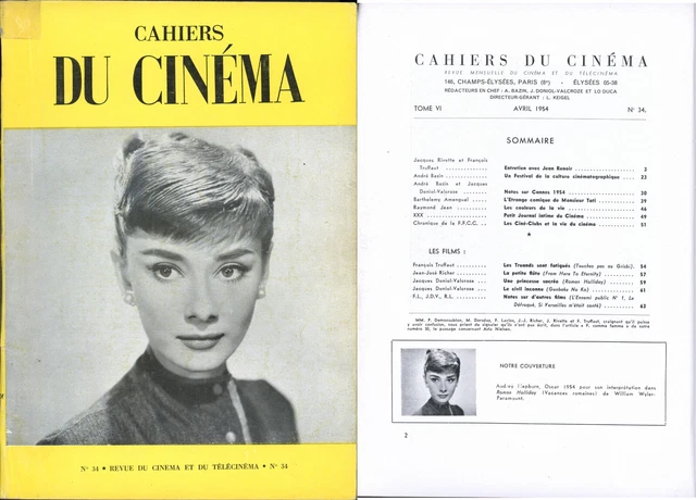 Pag De Garde Cahier Du Cinema