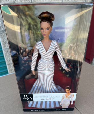 JENNIFER LOPEZ RED Carpet Barbie Collector Black Label JLo Doll X8287