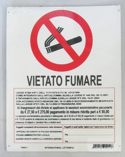 Lyle Safety Sign „Danger: No Smoking Or Open Flame“ – Laminiertes Vinyl-Schild, 5 X 7 Zoll, Für Innen- Und Außenbereich