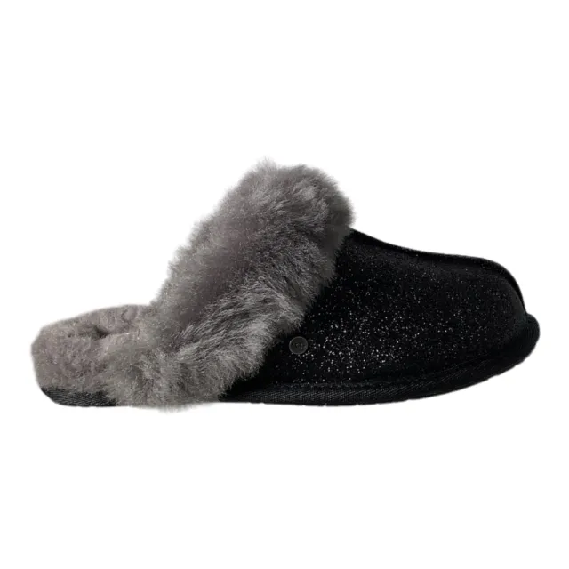 UGG Scuffette II | Sparkle | Sheepskin Slippers | Winter | Black | Womens Size 5