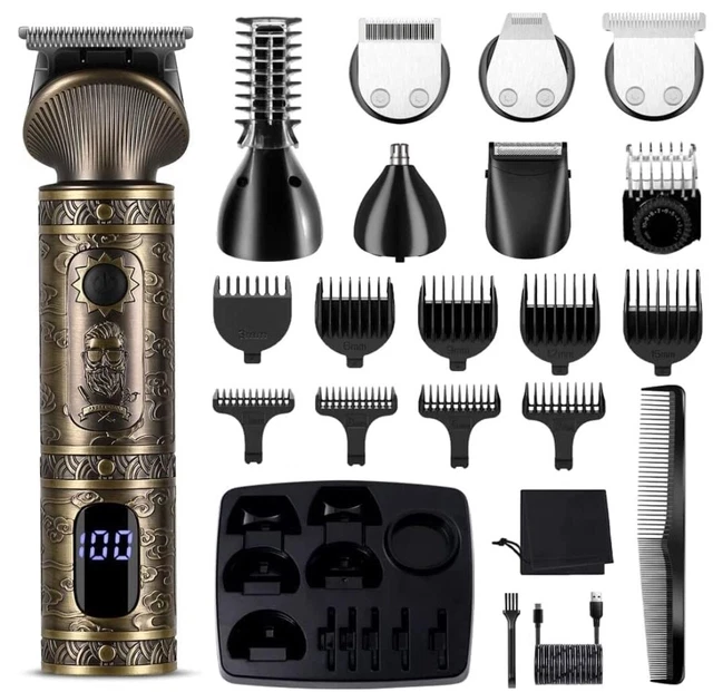 Tondeuse Sans Fil IHOWER Pour Cheveux, Barbe Et Corps - Avec Brosse Et Huile Incluses