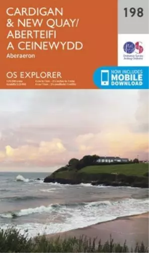 Cardigan and New Quay, Aberaeron (Map) OS Explorer Map
