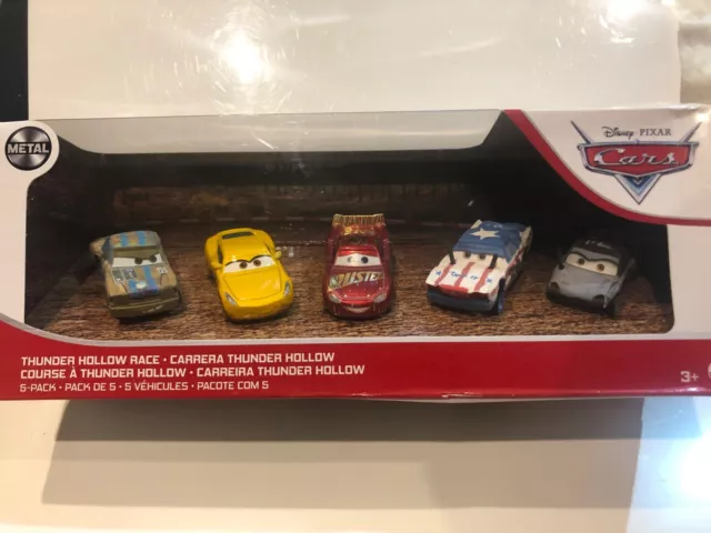 Disney Pixar Cars T BONE THUNDER HOLLOW RACE 5 SET DIECAST 155 TOKYO DRIFT MATER
