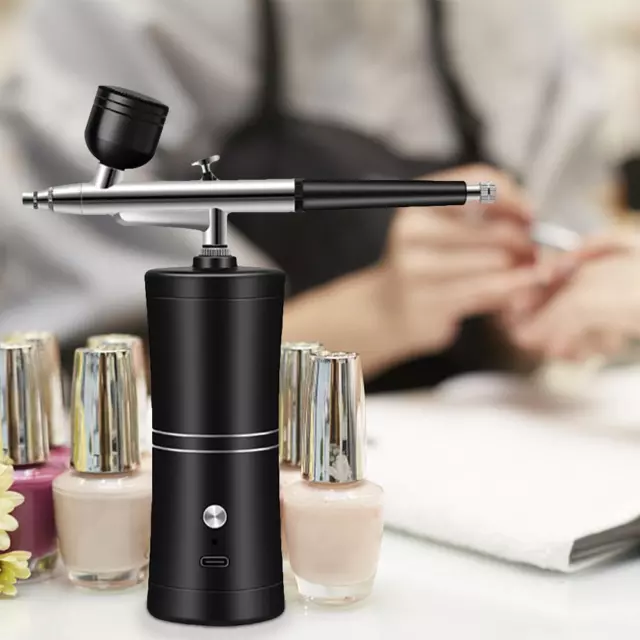 Nail Spray Tool Portable Brush Nails Compressor For Nail Art Paint Painting✨3