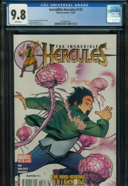 INCREDIBLE HERCULES 133 CGC 9.8 NM/MT ORIGIN OF AMADEUS CHO Totally Awesome HULK