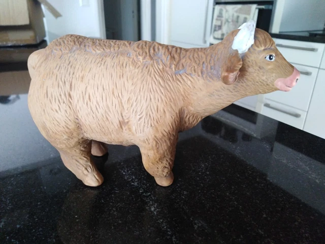 krippenfigur Ochs schön gestaltet  Breite 18  cm