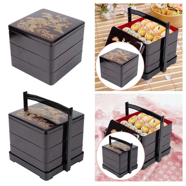 Boîte Bento Japonaise Nokwocy 1400ml - Anti-fuite - Micro-ondable - Sans BPA - Compartiments Multiples