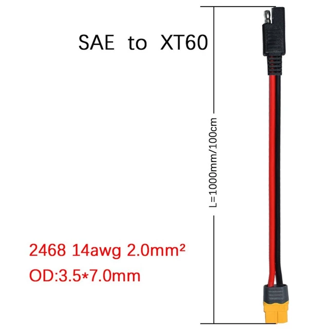 Cavo Di Prolunga Per Connettore Pannello Solare 4 In 1, Splitter Per Adattatore DC Anderson, Spina Di Alimentazione XT60 Femmina