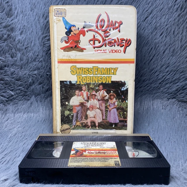 WALT DISNEY HOME Video Swiss Family Robinson VHS Tape John Mills ...
