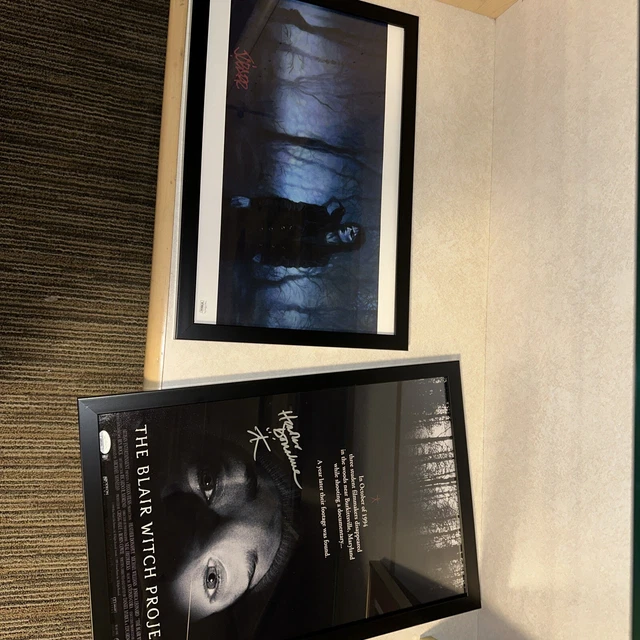 Blair Witch + The Crow Signed Framed Pic Bundle Jsa Authenticated Vintage Retro