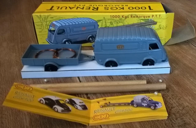 CIJ / Norev Tracteur RENAULT FAINEANT Citerne SHELL Réédition 3/72/00 Neuf 1/50