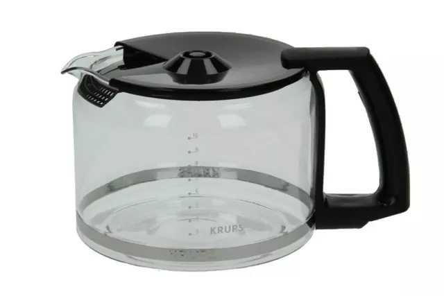 Krups Genuino Cristal Café Jarra y Tapa Pro Aroma F0344210F Repuesto Caraffe