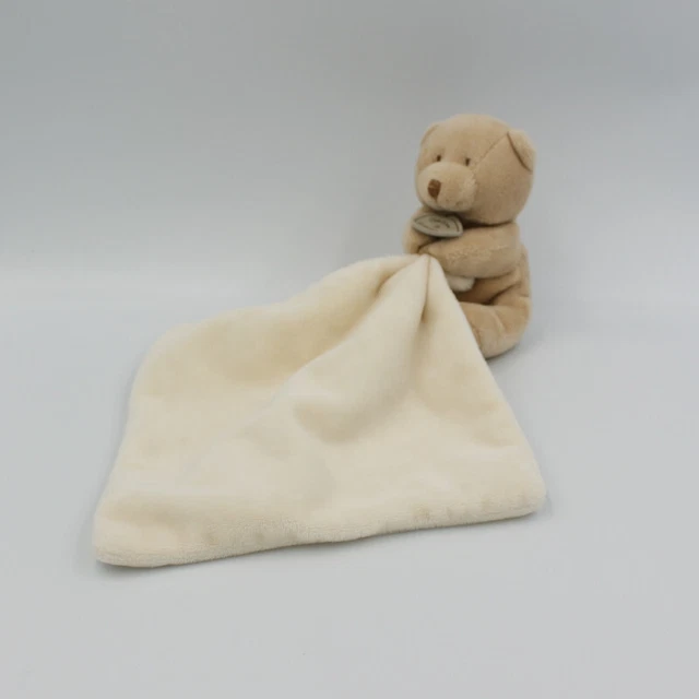 Doudou et compagnie Ours beige marron mouchoir - 23000