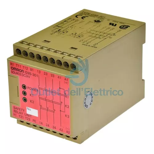 Omron G9S30124DC-12114 Relay 'Safety 3NA +1NC Aux