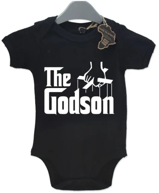 The Godson Baby Grow BabyGrow Funny Birthday Gift Present Playsuit Newborn Boy