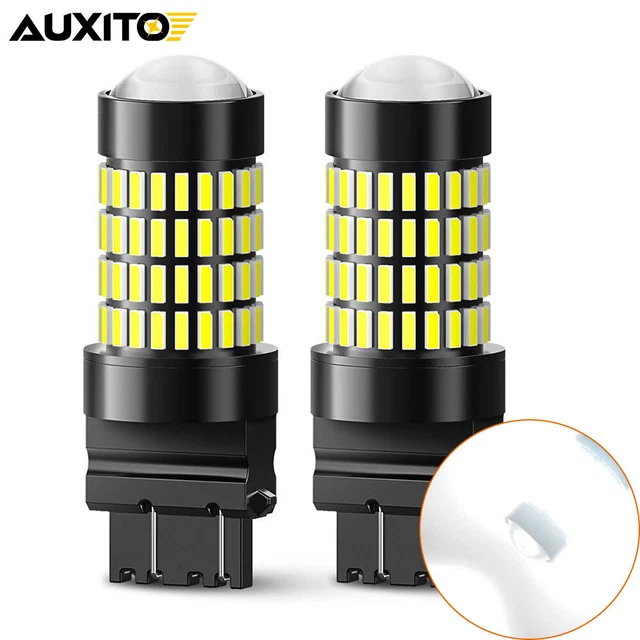 AUXITO 2/4X 3157 102-LED Reverse Backup Light Bulb 6000K White 2400LM Super Brig