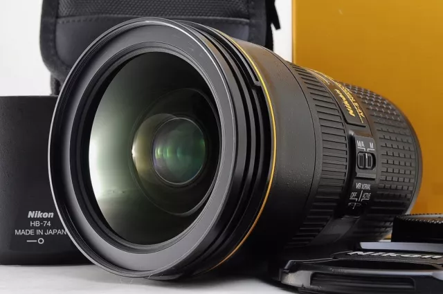 [Near Mint- in Box] Nikon AF-S Nikkor 24-70mm f/2.8 E ED VR Lens w/Zipper Case