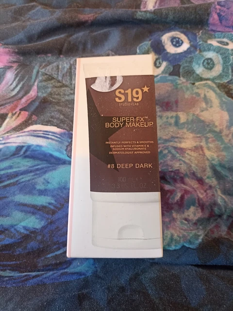 S19 Studio + Lab SUPER FX Body Make-up 100ml #8 tief dunkel brandneu