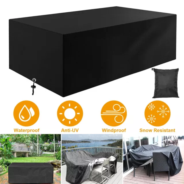 Outdoor Furniture Cover Chair Table Covers Garden Patio Waterproof Protector Set