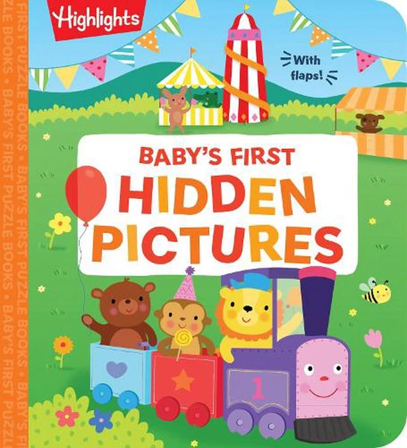 BABYS FIRST HIDDEN Pictures: Lift the Flap Book with Learning Puzzles ...