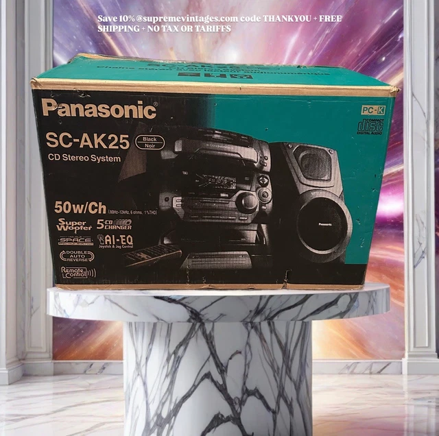 【りょく⭐︎新品】パナソニック SC-AK25-K CDステレオシステム Panasonic CDステレオシステム SC-AK25 パナソニック - メルカリ