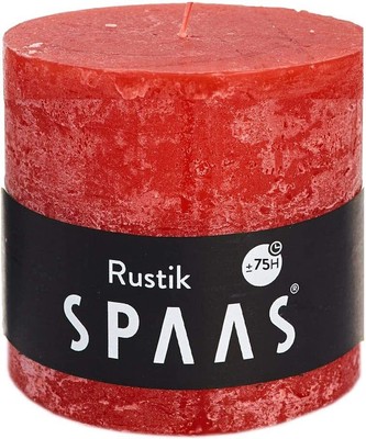 Candela a colonna senza profumo 80/100 mm 40 ore colore Avoria Spaas Avorio 