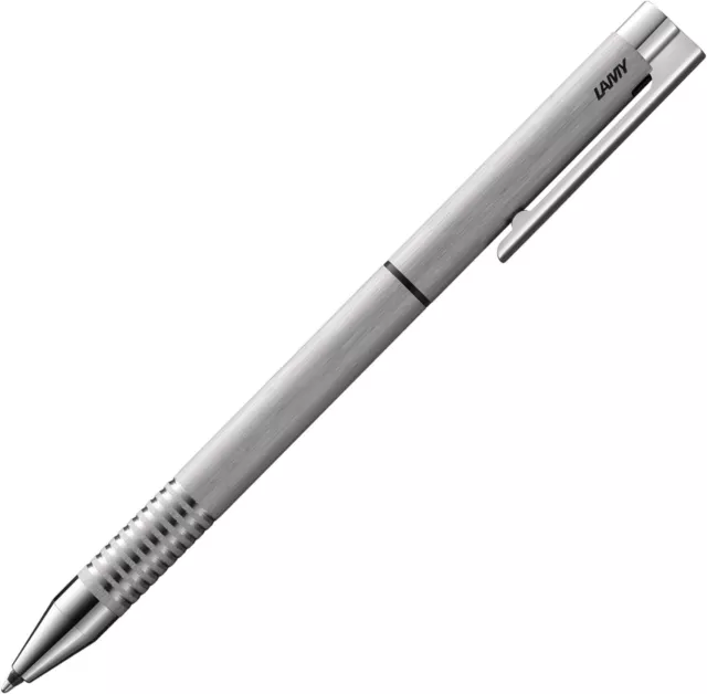 LAMY logo twin pen Multifunktionsschreibgerät 606 Edelstahl Clip-Drücker Kugelsc