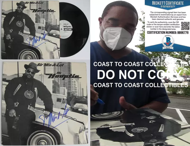 Sir Mix A Lot signed My Hooptie album vinyl record Baby Got Back proof Beckett STAR Sir Mix A Lot signed My Hooptie album vinyl record Baby Got Back proof Beckett STAR