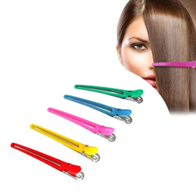 10Pcs Salon Hairpins Dedicated Section Grip Hair Clip Plastic Hairdressing HaQ6