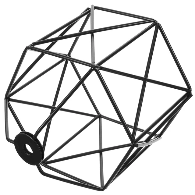 Abat-Jour en Fil de Fer Moderne, Abat-Jour en Cage Métallique pour Plafond