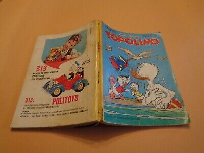 Topolino N° 665 Originale Mondadori Disney Discreto 1968 Bollini