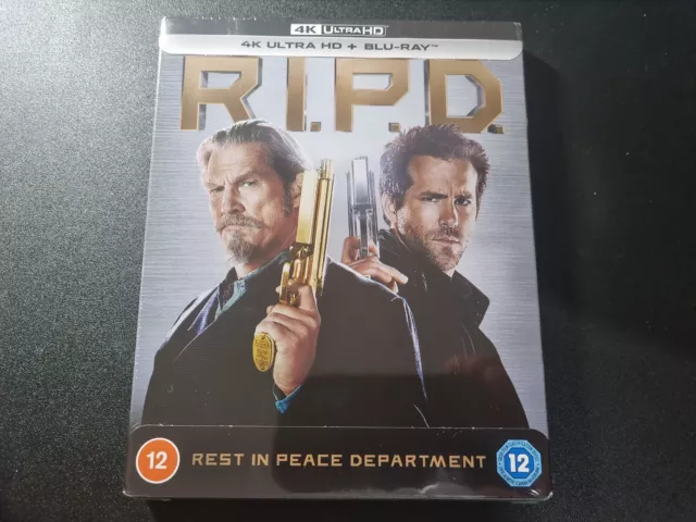 R.I.P.D 4K Ultra HD + BLU RAY STEELBOOK - New Sealed UK